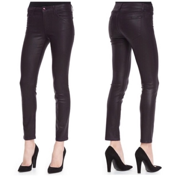 joe's black coated jeans